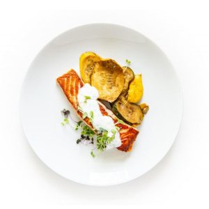 Seared Salmon with Yogurt-Dill Sauce - Family Meal